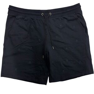 NWT Psycho Bunny Mens XXL Woad Sweat Shorts Navy Blue Embroidered Logo